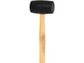 Miniatyrbilde 1 av 5: KS Tools 140.5223, Slegge, Gummi, Tre, 34,5 cm, 780 g, 700 g
