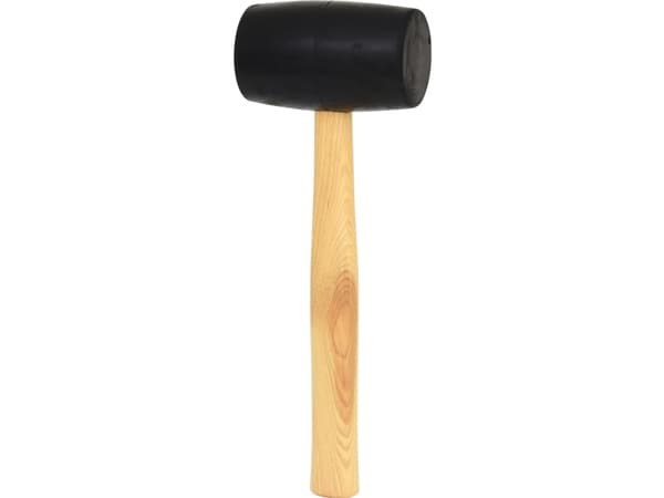 KS Tools 140.5223, Slegge, Gummi, Tre, 34,5 cm, 780 g, 700 g