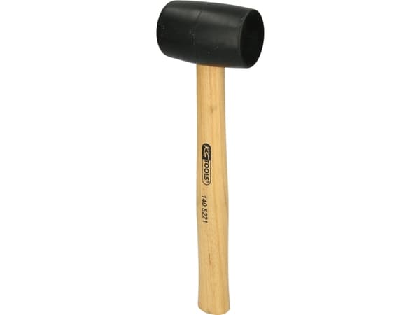 KS Tools 140.5221, Slegge, Gummi, Tre, 30 cm, 340 g, 300 g