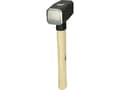 Miniatyrbild 3 av 5: KS Tools 142.5150, Slägga, Stål, Trä, 28 cm, 1,6 kg, 1,5 kg