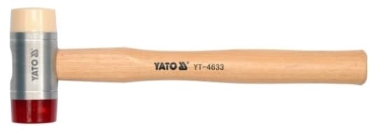Yato YT-4630, Slägga, Nylon, Trä, 250 mm, 150 g, 2,2 cm