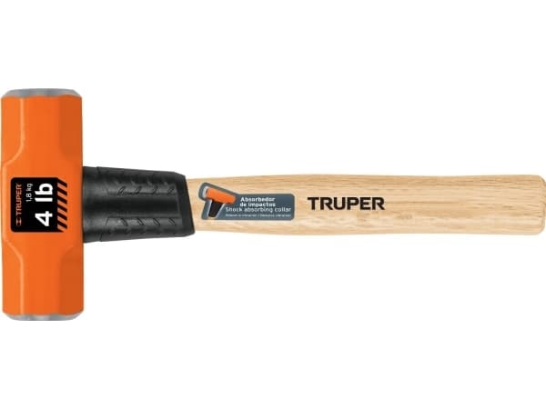 Hammerhammer med åttekantet hode. 30,5cm, 1800g, Eik håndtak med termoplastisk beskyttelse Truper®