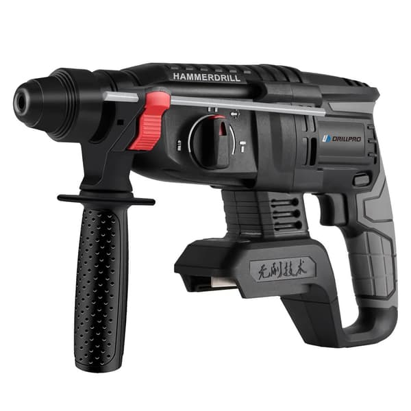 18 V sähkövasara, 6500 rpm Nopeus 4800 Iskunopeus SDS Clamp Plus 4-in-1 -toiminnot, sähkötyökalu graniittibetonitiiliseinien poraukseen ja purkutöihin