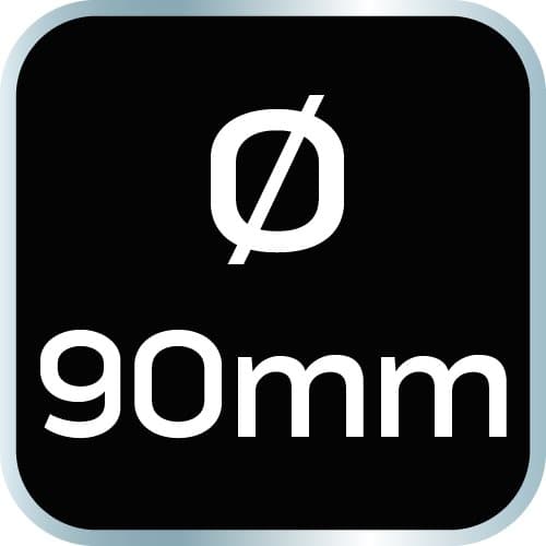 Kumivasara 90 mm/1200 g, hikkorikahva