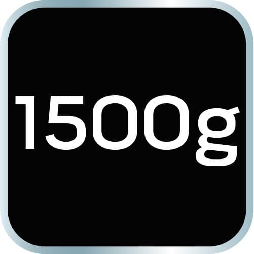 Stenhuggerhammer 1500 g, monolitisk konstruktion