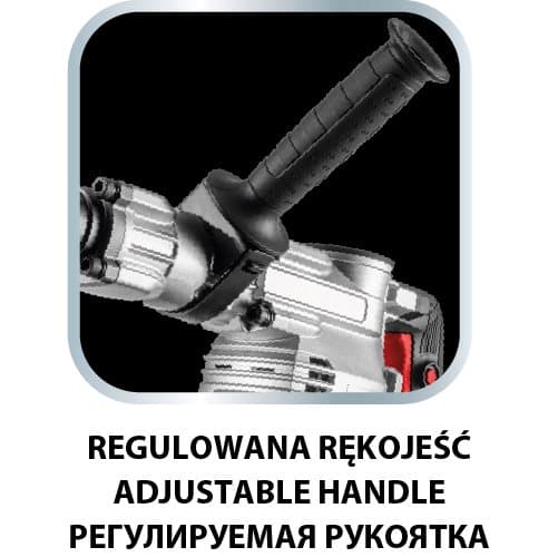 SDS Max 1300W nedrivningshammer, kuffert