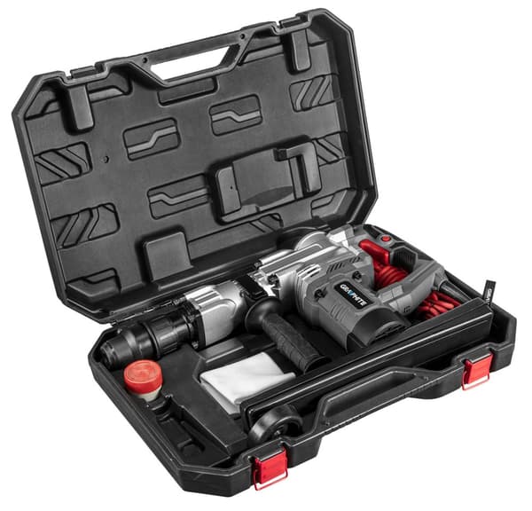 SDS Max 1300W nedrivningshammer, kuffert
