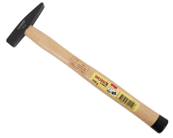 Work it by millarco ® bænkhammer med træskaft 100 gram.