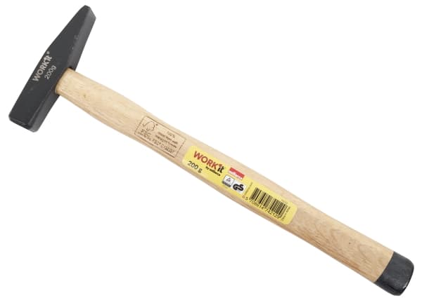 Work it by millarco ® bænkhammer med træskaft 200 gram.
