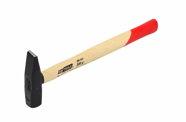 AWTOOLS LOCKWORK HAMMER 0,2 kg TRÆHÅNDTAG SORT LINE