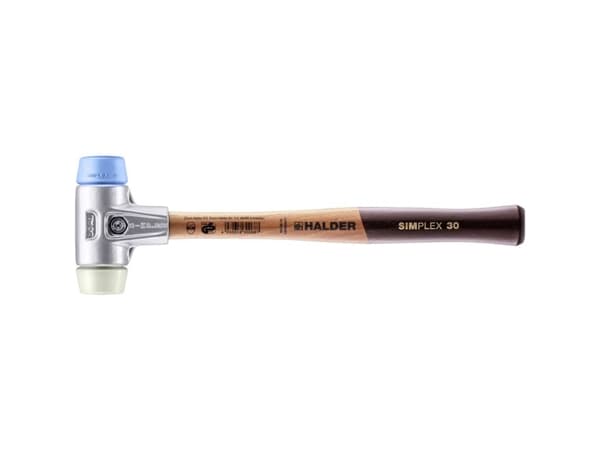 Halder SIMPLEX 3118.030 Gummiklubba Ergonomiskt grepp, hård, mjuk; 205 g 295 mm 1 st