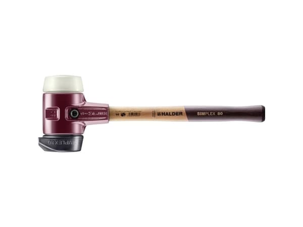 Halder SIMPLEX 3028.280 Kumivasara Ergonominen kahva, kova, keskikova 2930 g 490 mm 1 kpl 1 kpl