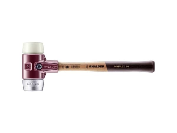 Halder SIMPLEX 3089.060 Gummiklubba Ergonomiskt grepp, hård 1730 g 405 mm 1 st