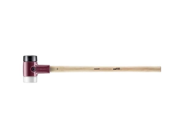 Halder moukari Simplex pää-Ø 100mm kova/musta/kumi +keskikoko/valkoinen/KS 5,3kg (3027100)