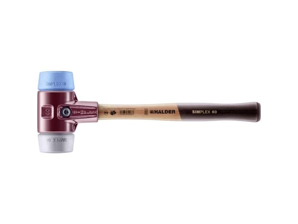 Halder SIMPLEX 3013.060 Gummihammer Ergonomisk greb, Middelhård, blød; 1420 g 405 mm 1 stk