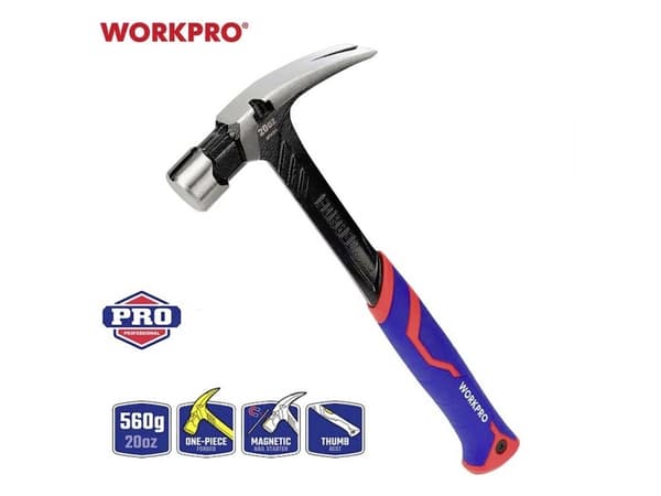 WorkPro WP241014 Läggningshammare Ergonomiskt grepp, hård 560 g 1 st