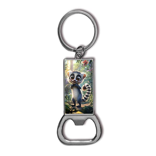 Yndig Tegnefilm Lemur Flaskeåpner