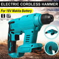 Miniatyrbillede 2 af 2: Genopladelig elektrisk hammer, 1000W effekt, 0-3600 omdr./min hastighed,EU, Ingen batteri