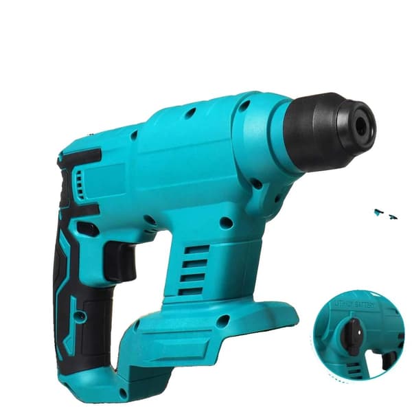 Genopladelig elektrisk hammer, 1000W effekt, 0-3600 omdr./min hastighed,EU, Ingen batteri