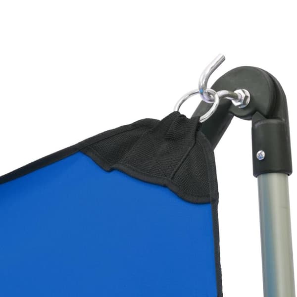 vidaXL hængekøje med foldbart stativ blå