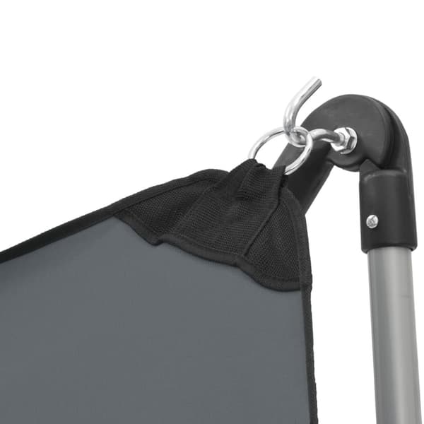 vidaXL hængekøje med foldbart stativ grå