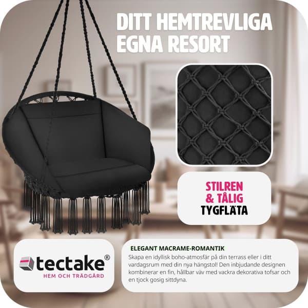 Hängstol Grazia - svart