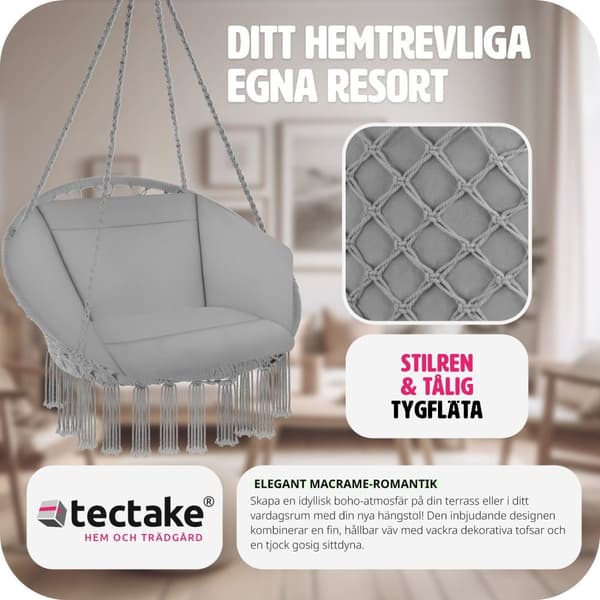 Hängstol Grazia - grå