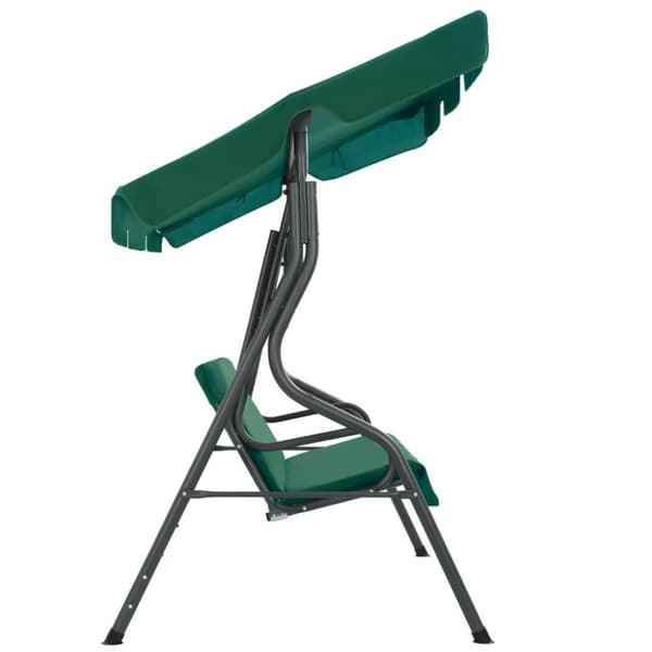 vidaXL Hammock grön 170x110x153 cm tyg