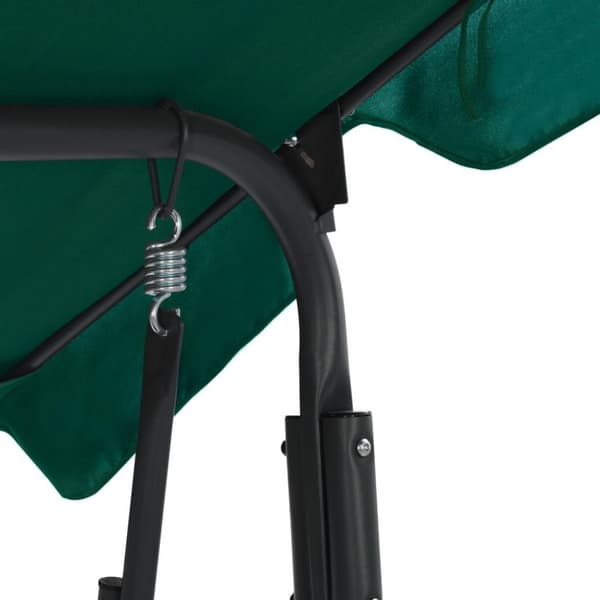 vidaXL Hammock grön 170x110x153 cm tyg