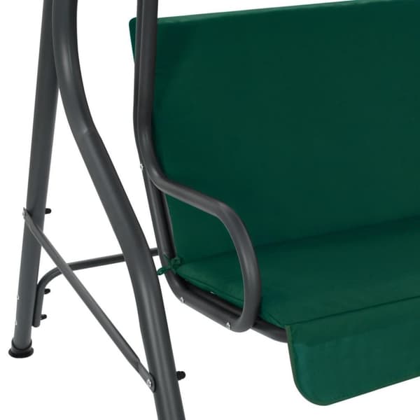 vidaXL Hammock grön 170x110x153 cm tyg