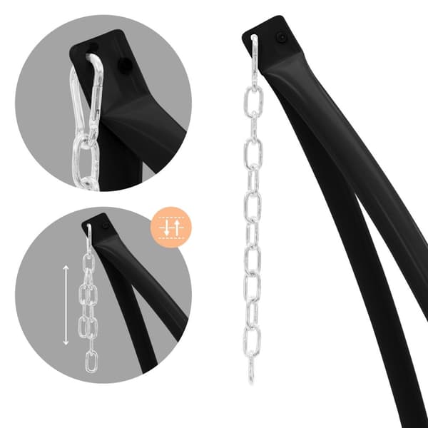 Hängande stol hängande stol hängande swing blå / grön med hängande stol frame frame