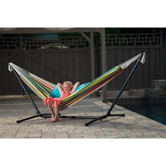Vivere - Polyester Hammock With Stand (250 Cm) - Hängmatta Dubbel - Ciao