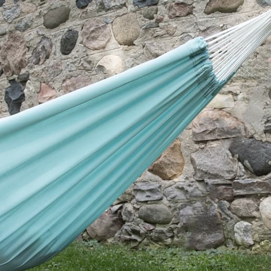 Vivere - Brazilian Polyester - Hängmatta Dubbel - Aqua