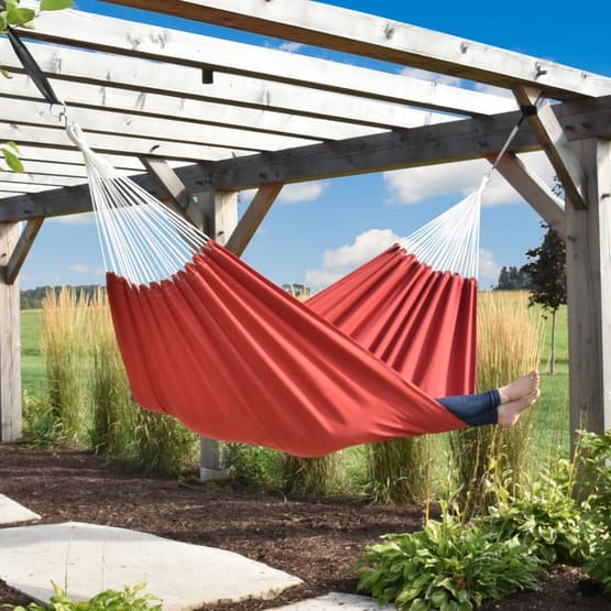Vivere - Sunbrella Brazilian - Hængekøje Dobbelt - Crimson