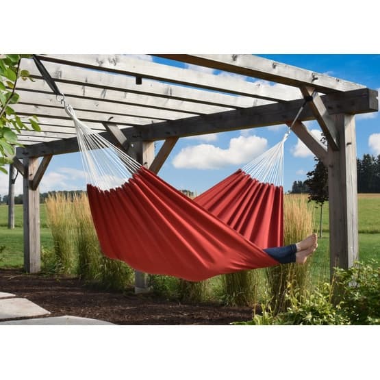 Vivere - Sunbrella Brazilian - Hængekøje Dobbelt - Crimson