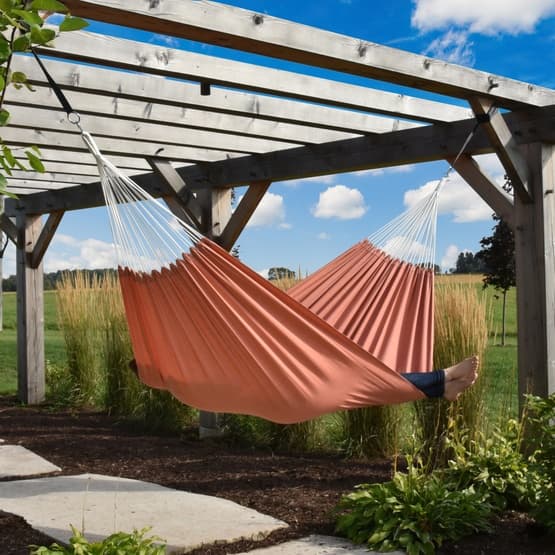 Vivere - Sunbrella Brazilian - Hängmatta Dubbel - Coral
