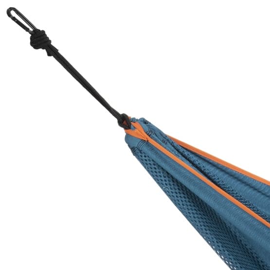Vivere - Mesh Polyester - Hängmatta Dubbel - Blue/Orange