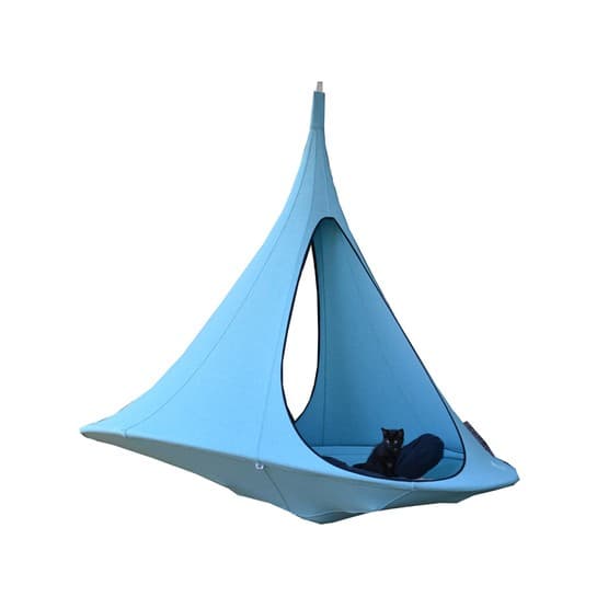Tipi hængekøje Cacoon Songo Vido (cyanblå)