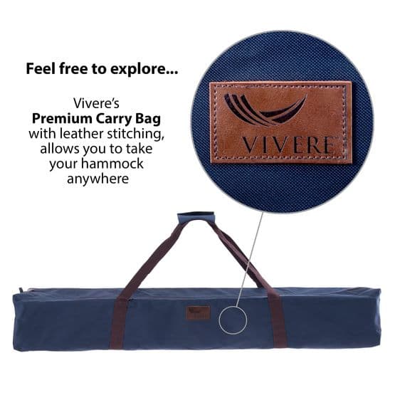 Vivere - Sunbrella Hængekøje Med Stand (250 Cm) - Hængekøje Dobbelt - Due