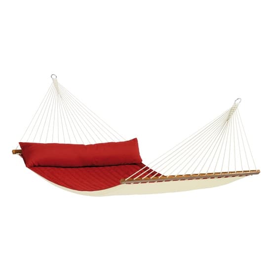 La Siesta - Hængekøje - Familie - Træramme - Alabama Red Pepper