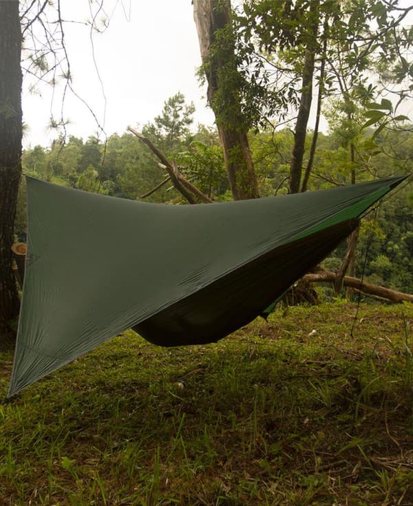 TICKET TO THE MOON LIGHTES TARP , tarp hammock ultralight, tarp hängmatta lätt