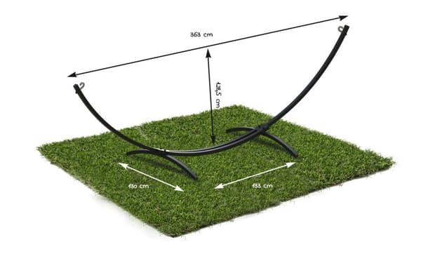 Hængekøjestativ universal - metal - 300 cm - Hængekøje stel