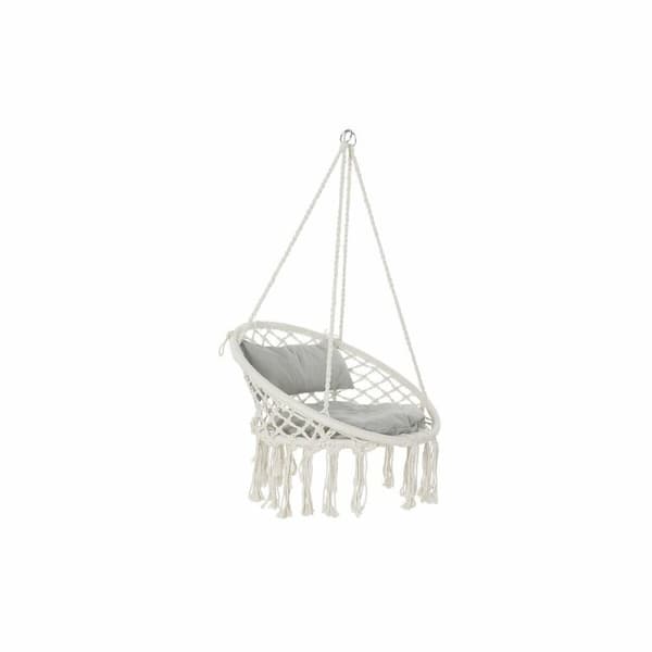 Riippumatto DKD Home Decor Beige Harmaa Punaruskea 82 x 62 x 123 cm (82 x 62 x 123 cm)