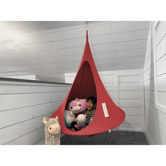Cacoon - Tipi Hængekøje Classic Bebo Single - Bonfire Red