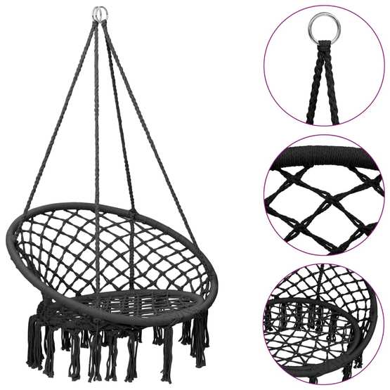 Hängmatta 80 Cm Antracit