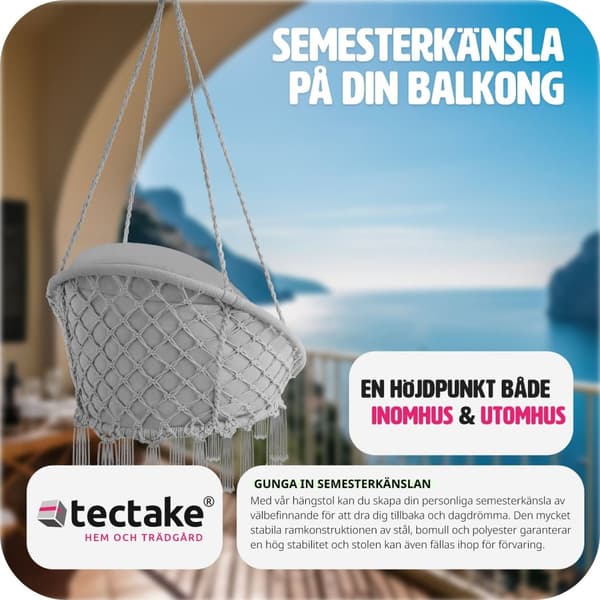 Hängstol Samira - grå