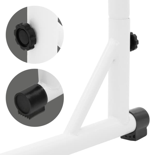 Hängstol ram 208 cm vit metall ML design