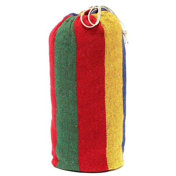 Hängmatta 2-personer med tvärstång 80cm 480145A Röd