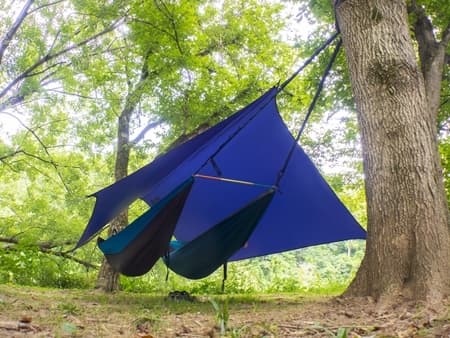 ENO FUSE RETRO TRI, tandempinne för hammock, pinne för två hängmattor i bredd