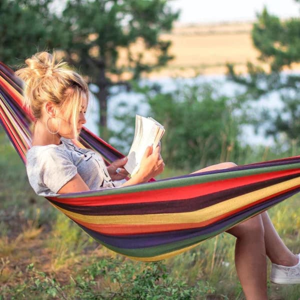 Rootz Hanging Bed - Carrying Bad - Camping Bed - 290 x 150 cm